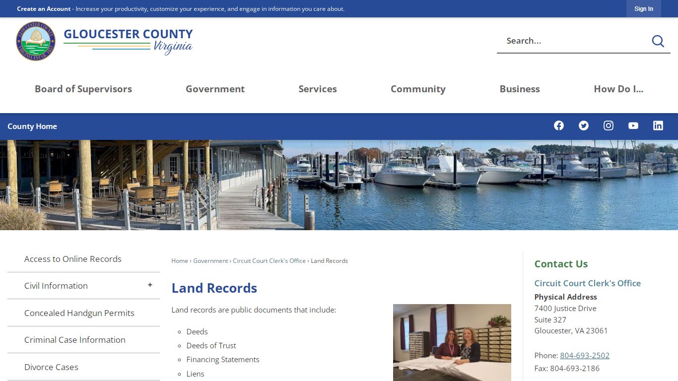 Land Records | Gloucester County, VA